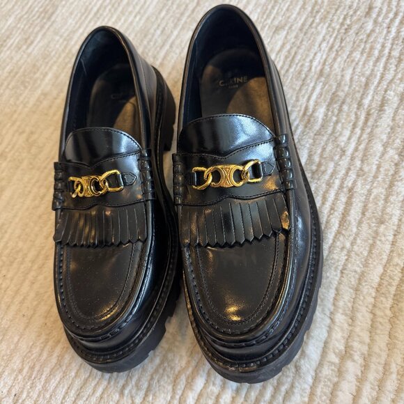 Celine Margaret Chunky Loafers - Picture 1 of 5